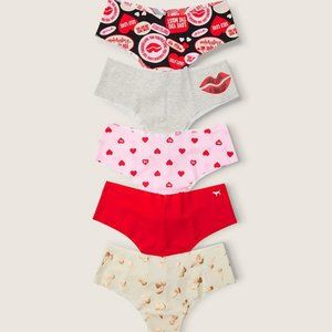 VS PINK 5 Pack No Show Cheekster NWT